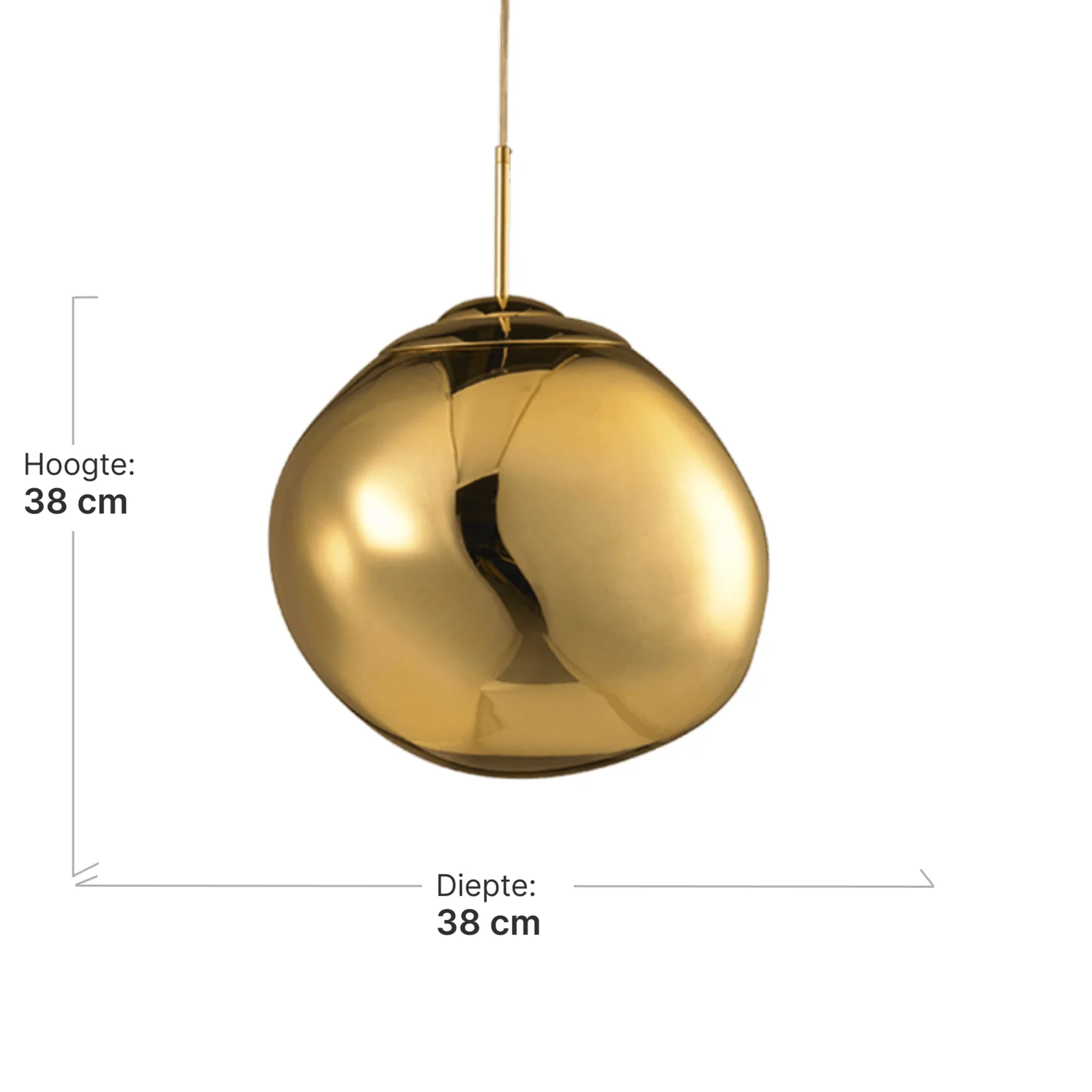 Hanglamp Blobby | Goud