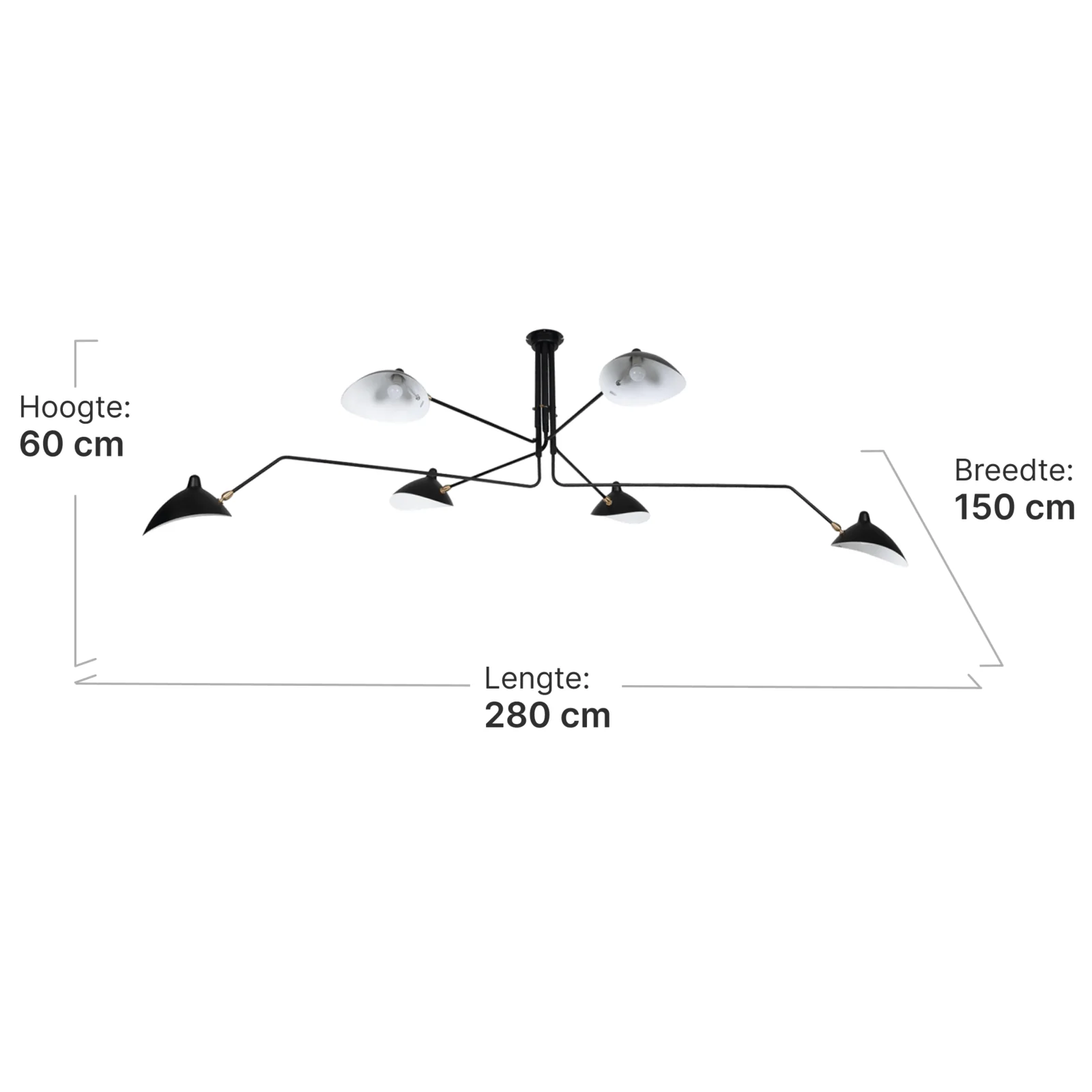 Hanglamp Blackwidow | Zwart