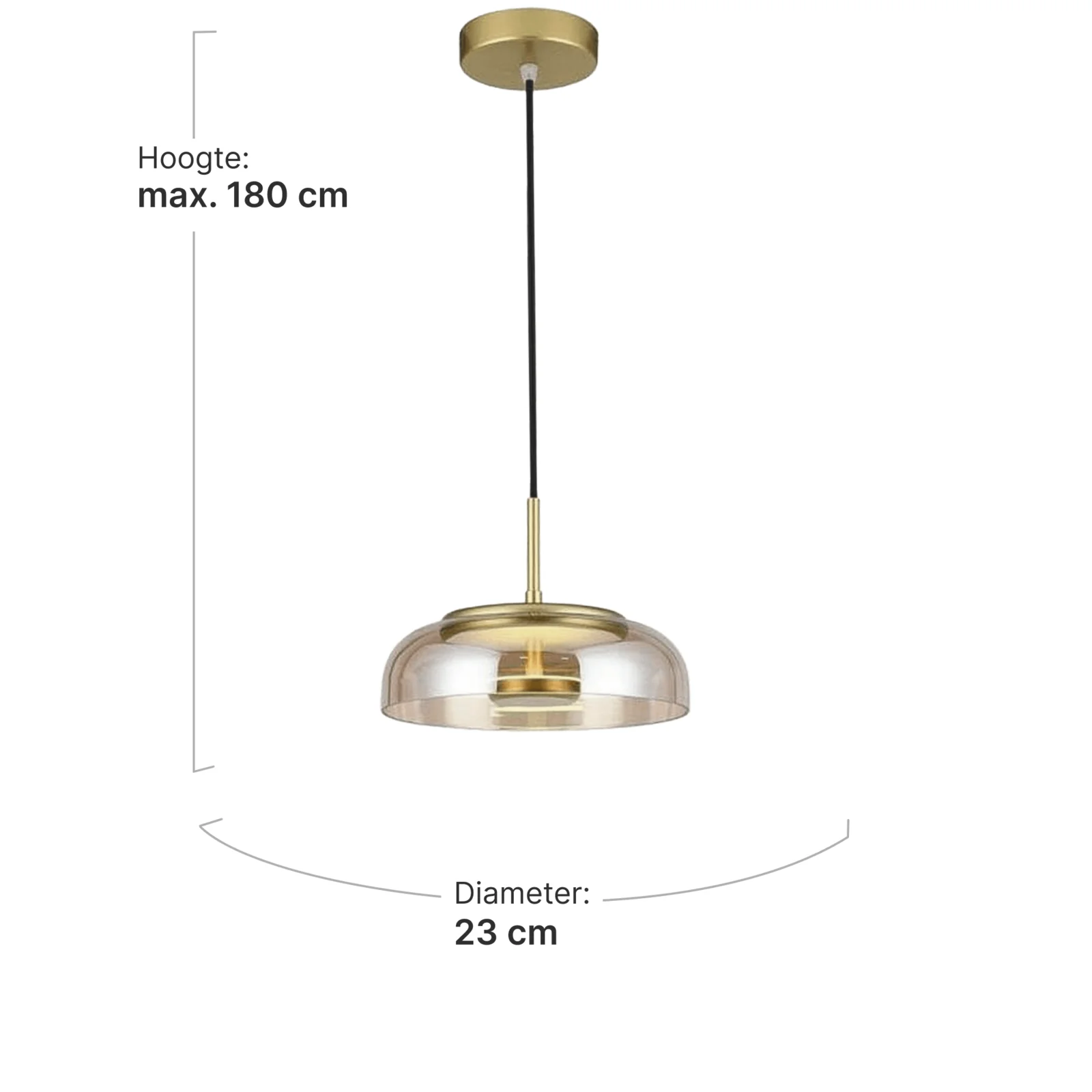 Hanglamp Amber | Goud Amber