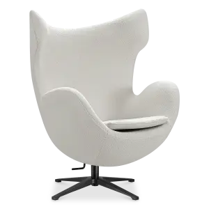 Flag Chair Wit Teddy Boucle