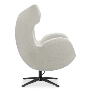 Flag Chair Wit Teddy Boucle