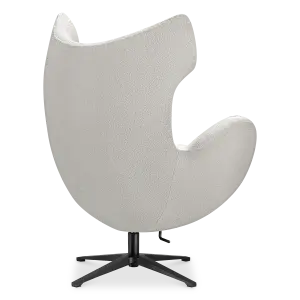 Flag Chair Wit Teddy Boucle