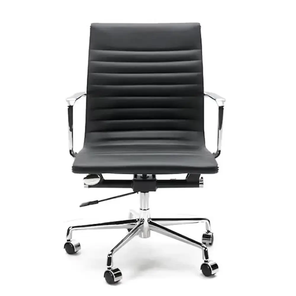 Cavel CD 117 Bureaustoel Zwart Leer