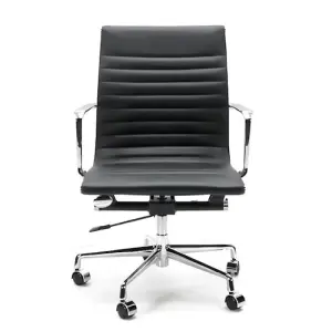 Cavel CD 117 Bureaustoel Zwart Leer