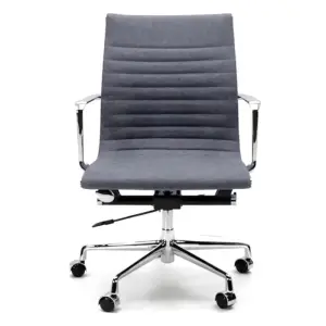 Cavel CD 117 Bureaustoel Grijs Linnen