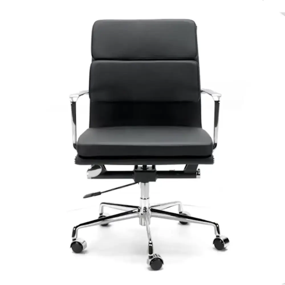 Cavel CD 217 Softpad Bureaustoel Zwart Leer