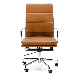 Cavel CD 219 Softpad Bureaustoel Cognac Leer