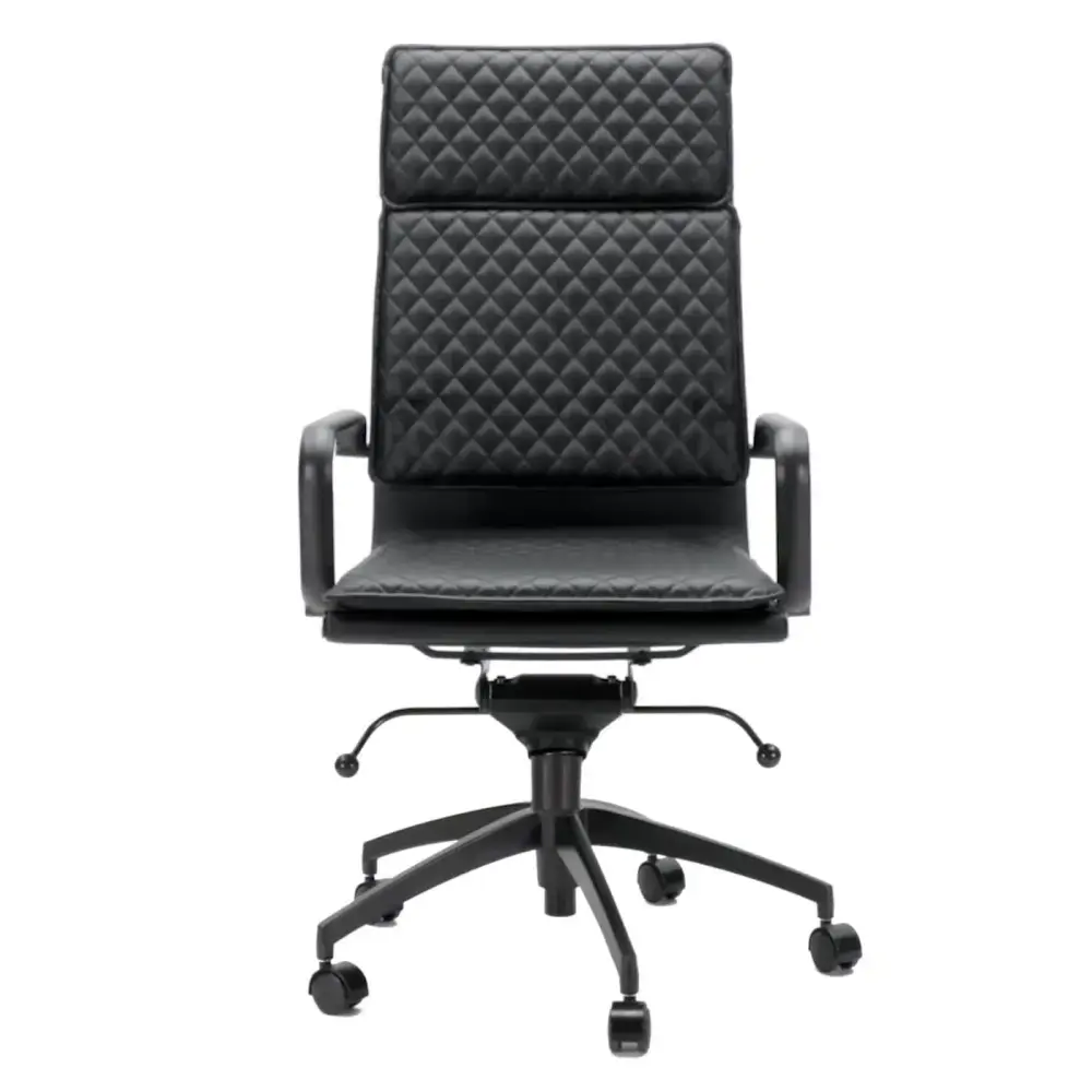 Diamond Softpad Bureaustoel Zwart | Hoge Rug Diamond Softpad Bureaustoel Zwart | Hoge Rug