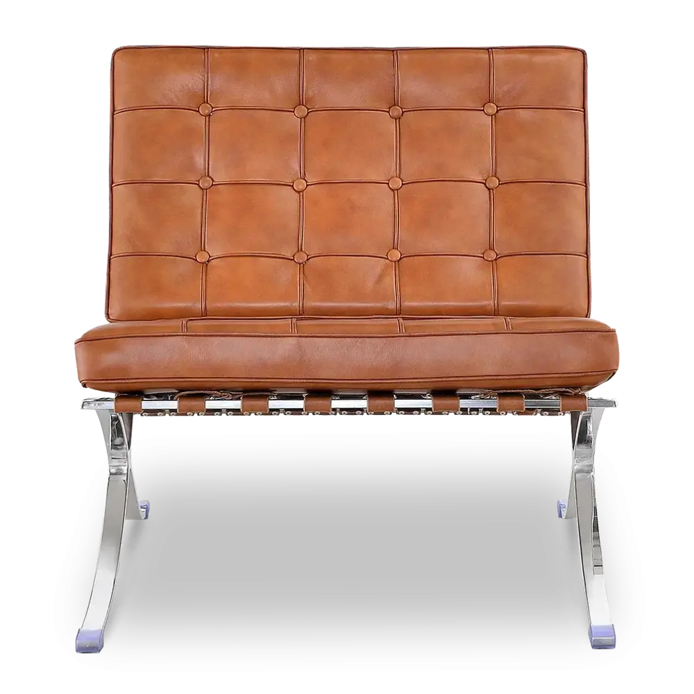 Paviljoen Chair Luxe Volleer Cognac/Bruin Paviljoen Chair Luxe Volleer Cognac/Bruin