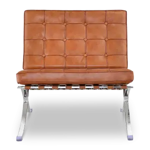 Paviljoen Chair Luxe Volleer Cognac/Bruin