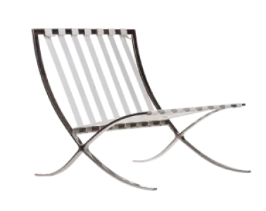 Paviljoen Chair Luxe Volleer Wit