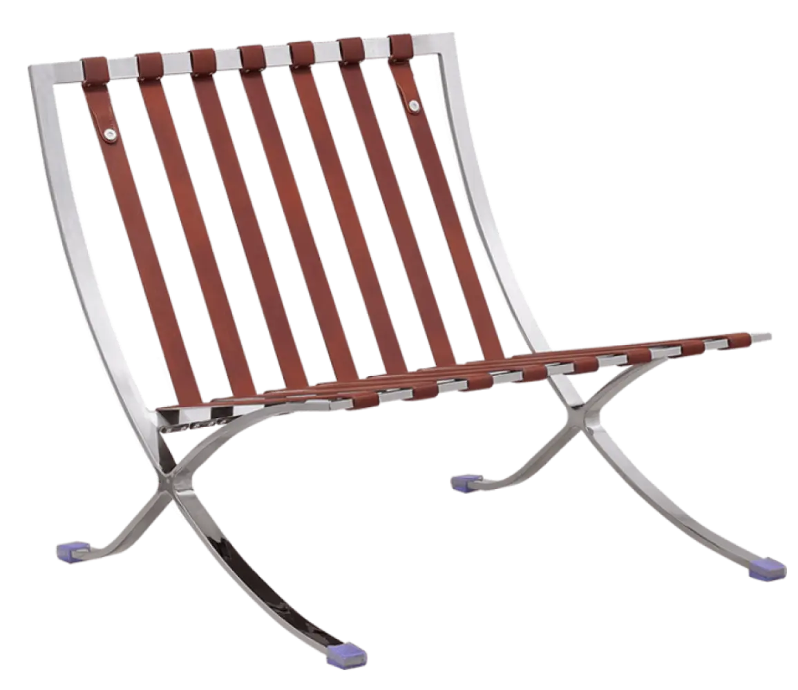 Paviljoen Chair Luxe Volleer Cognac/Bruin Paviljoen Chair Luxe Volleer Cognac/Bruin