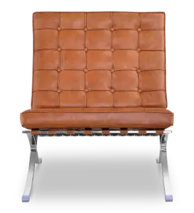 Paviljoen Chair XL Cognac/Bruin Leer